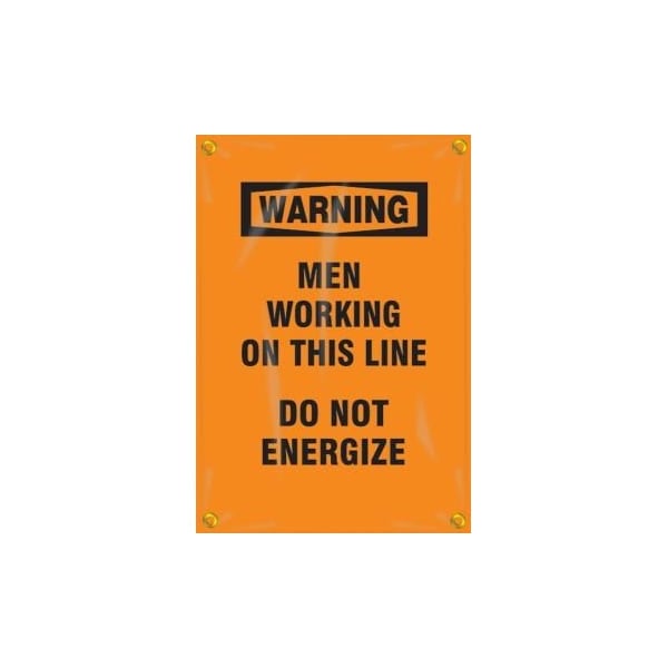 Accuform OSHA WARNING UTILITY POLE WRAP MEN FMG300 FMG300 - main